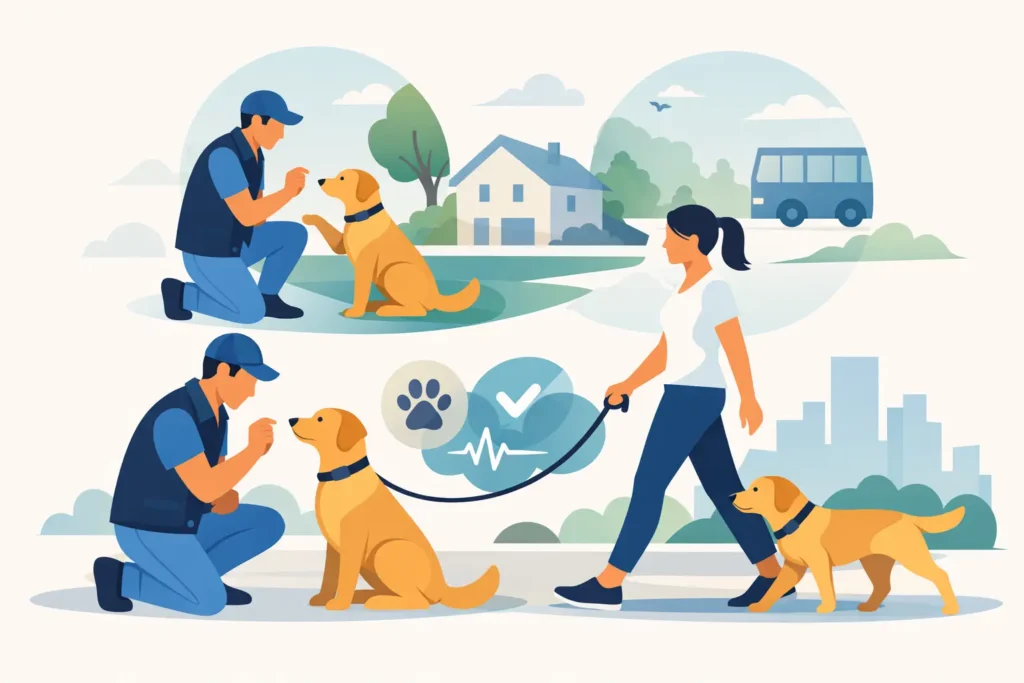 How Dog Trainers Build Reliable Everyday Dogs