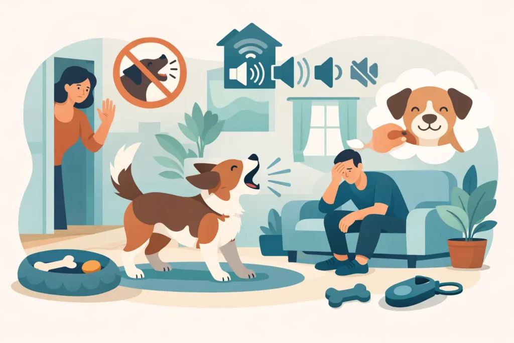 How to Stop Dog Barking Indoors for Good
