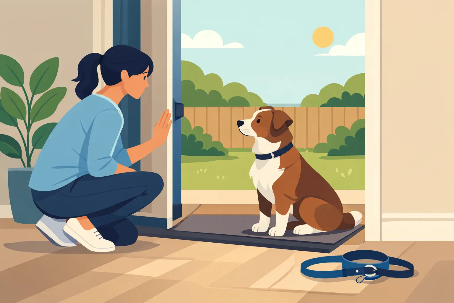 How to Teach Dog Threshold Control at Home