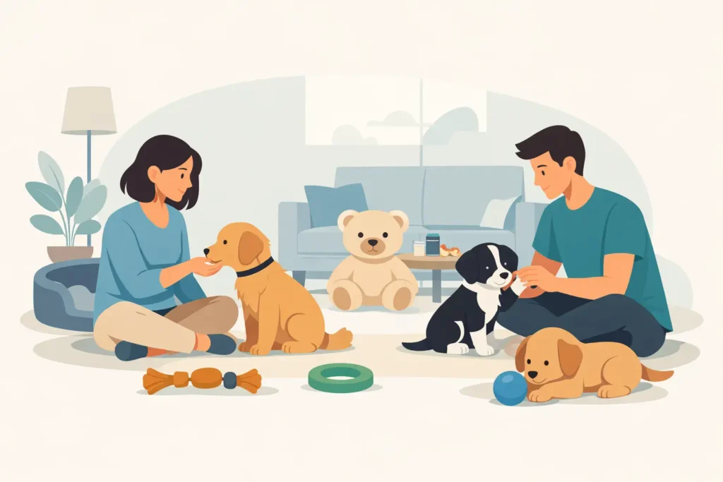 Puppy Socialization Guide Indoors for Calm Dogs