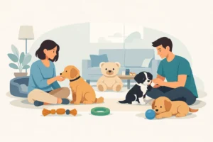Puppy Socialization Guide Indoors for Calm Dogs