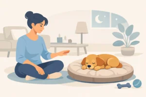 Train Puppy to Settle Indoors With Confidence
