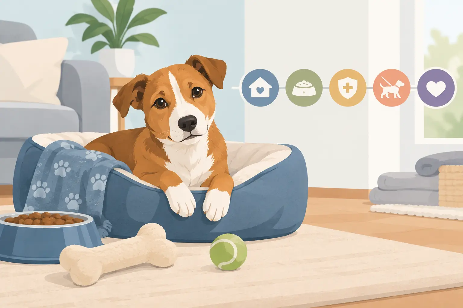 A Rescue Dog's First Week: An Example Plan