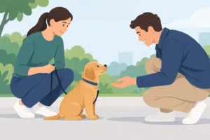 How to Introduce a Puppy to Strangers Calmly