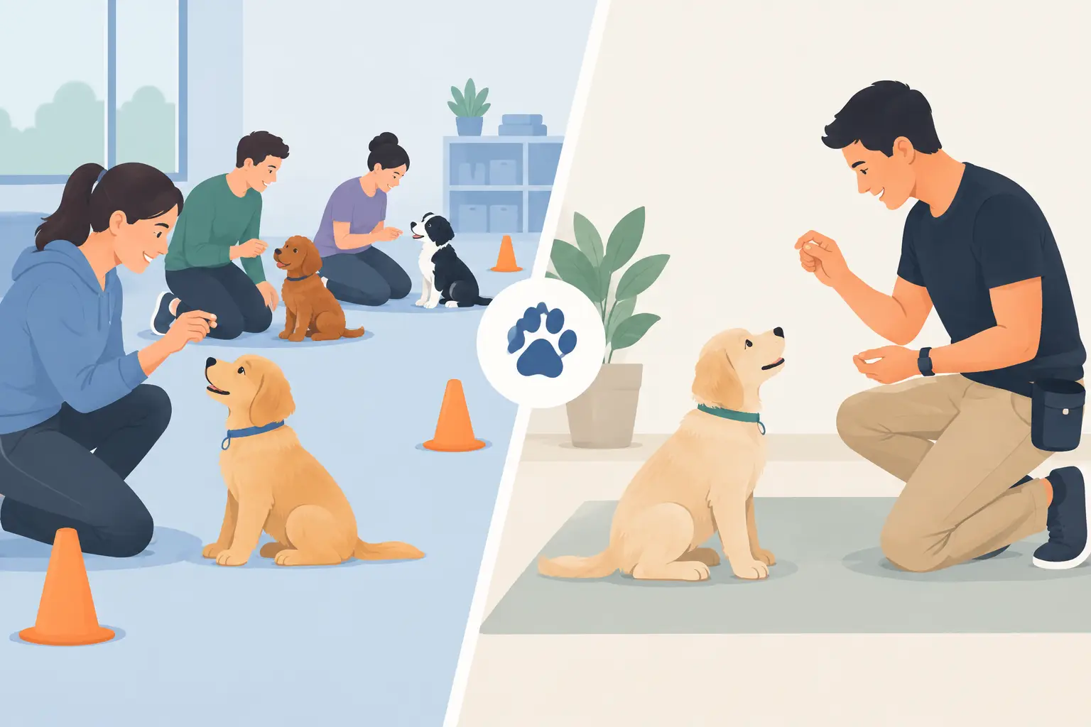 Puppy Classes or Private Training: Which Fits?